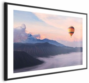 Plakat Warto marzyć 42x29,7 cm z ramą czarną z marginesem ARTGEIST B