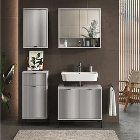 Zestaw mebli łazienkowych szary 70x45x63 eliza