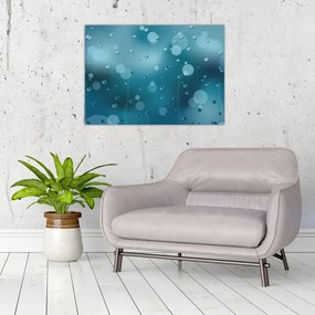 Obraz na szkle kropelek (70x50 cm)