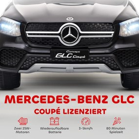 AIYAPLAY Samochód elektryczny dla dzieci, 12 V z pilotem, światła LED, muzyka, 3 prędkości, 3-6 lat, czarny | Aosom PL
