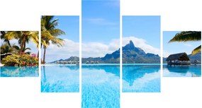 Obraz  - Bora-Bora, Polinezja Francuska (125x70 cm)
