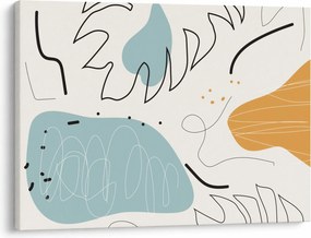 Obraz - ilustracja liścia (70x50 cm)