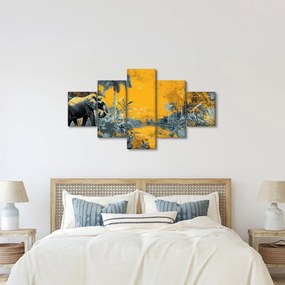 Obraz - Słoń w naturze (125x70 cm)