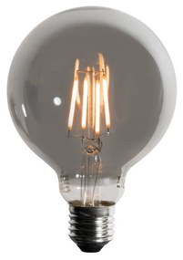 Zestaw 5 Ściemniana żarówka LED E27 Smoke G95 5W 450lm 1900K