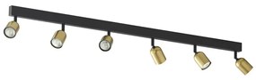 LED oprawa punktowa TOP 6xGU10/10W/230V złota/czarna