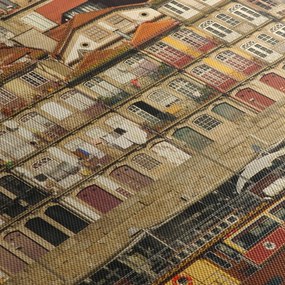 Obraz - Dzielnica Waterfront, Portugalia (170x50 cm)
