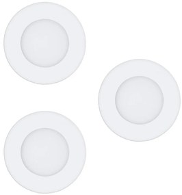 Eglo 97111 - ZESTAW 3x wpuszczanych opraw sufitowych LED FUEVA-RW 1xLED/2,8W/230V