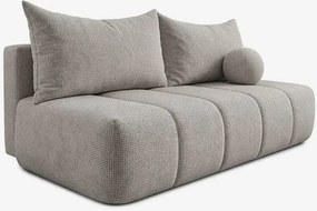 Sofa z Funkcją Spania SARIA Jasnoszara Szenil Nowoczesna