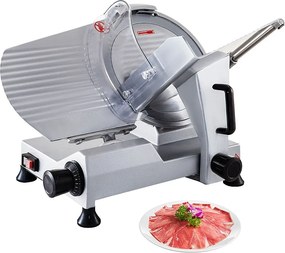 Krojąca Maszyna do Mięsa SucceBuy Elektryczna Komercyjna 320 W, Ostrze 30CM, Krojenie-Wędlin 350-400 obr/min