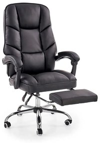 Ergonomiczny Fotel Czarny Gabinetowy Obrotowy Dowolny S4-Z83