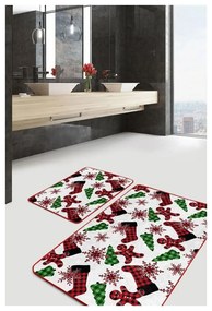 Dywaniki łazienkowe zestaw 2 szt. 60x100 cm Tartan – Mila Home