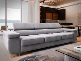 Masseno Sofa MOSINE z funkcją spania - Jasnoszary - MONOLITH 84