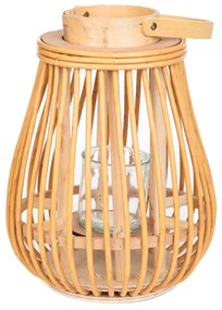 Lampion GARNITTO pleciony naturalny 10,5x30 cm HOMLA