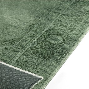 Dywan vitage Marylou zielony 80 cm x 290 cm