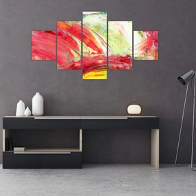 Obraz abstrakcji - malarstwo (125x70 cm)