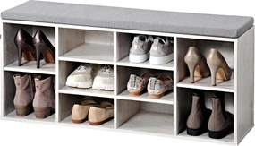 Szafka na buty z siedziskiem, 103,5 x 29,5 x 48 cm
