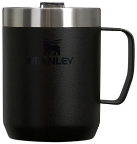 Czarny kubek termiczny ze stali nierdzewnej 230 ml Stay-Hot Camp Mug Black – Stanley
