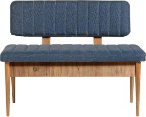 Ławka Vina Dark Blue i Atlanitc Pine