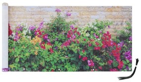 Plastikowa osłona balkonowa 500x85 cm Flowers – Maximex