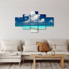 Obraz - Tropikalna plaża (125x70 cm)