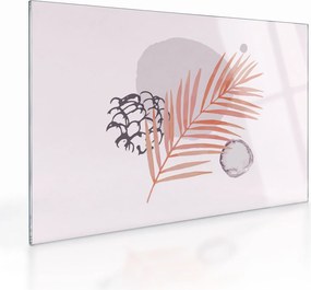 Obraz na szkle - Fioletowy minimalizm N⁰3 (70x50 cm)