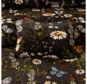 PrzytulneMieszkanie.pl PrzytulneMieszkanie.pl Pościel z mikropluszu MEADOW BUTTERFLY kolorowe Rozmiar pościeli: 2 szt 70 x 90 cm | 200 x 220 cm