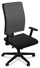 Fotel biurowy TAK TIK MESH czarny ergonomiczny NOWY STYL