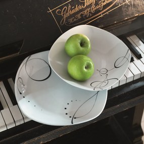 Mäser Zestaw płytkich i głębokich talerzy 12 szt. CHANSON