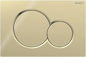 Geberit 115.770.DT.5 - Przycisk spłukujący Sigma01 Round 24,6x16,4 cm mosiądz