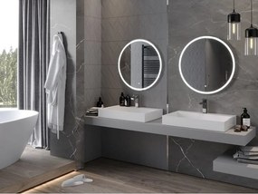 Mexen Gobi lustro łazienkowe podświetlane, okrągłe 70 cm, LED 6000K, antypara - 9801-070-070-611-00