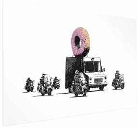 Plakat Pączkowa policja 60x40 cm bez ramy z marginesem ARTGEIST B