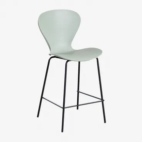 Wysoki Stołek Uit Czarny & ↑65 Cm & Polipropylen Celadon - Sklum