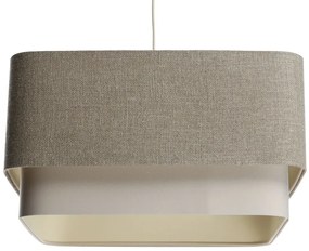 Lampa wisząca KWADRO DUO 009 51x47cm beżowa/kremowa BPS KONCEPT