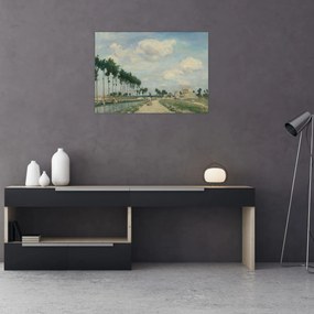 Obraz na szkle - Johan Barthold Jongkind, The Towpath, reprodukcje (70x50 cm)