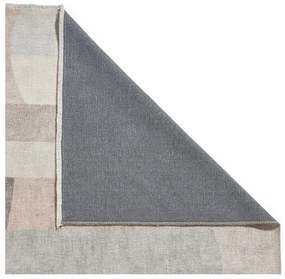 Beżowy dywan z mieszanki bawełny odpowiedni do prania 122x170 cm Whisper – Think Rugs