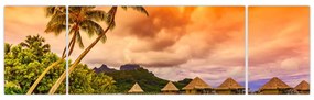 Obraz - Bora Bora Island (170x50 cm)