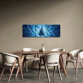 Obraz - Energia duchowa (z zegarem) (90x30 cm)