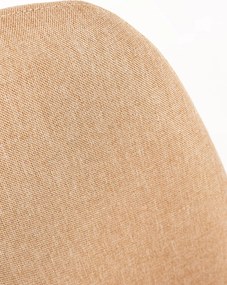 Zestaw 4 Krzese Teok Tkanina