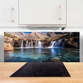 Panel Szklany do Kuchni Potężna Kaskada Wodna