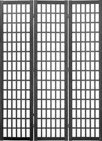 Przegroda SucceBuy, Japońska Przegroda z 3 Panelami, Przenośna Przegroda Japońska, Drewniana, Obracana o 360°, 120,5 x 170 x 1,9 cm, do Dzielenia Pomieszczeń