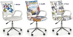 Obrotowy fotel młodzieżowy do biurka R7-L97