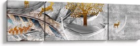 Obraz - Kolaż (170x50 cm)