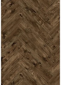 Mexen Orange Beach panele winylowe jodełka 635 x 127 mm SPC 6,5 mm podkład 1,5 mm, 4 V-Fuga, Orzech - F1195-0635-127-505-4V1-01