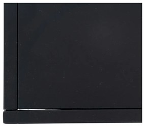 Czarna stalowa szafka pod TV 120x55 cm – Ixia