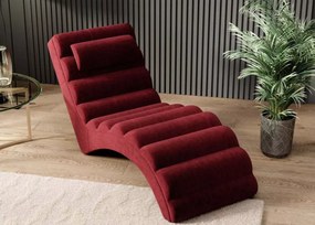 Nowoczesny szezlong Mimi z poduszką chesterfield