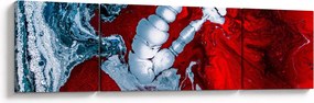 Obraz abstrakcyjnych plam (170x50 cm)