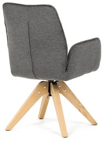 Krzesło do jadalni DCH-C2148 GREY2 z wodoodpornątkaniną