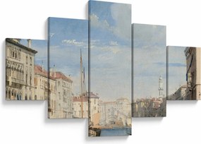 Obraz - Richard Parkes Bonington, The Grand Canal, reprodukcje (125x70 cm)