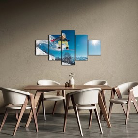 Obraz - Snowboardzista (125x70 cm)