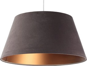 Brązowa trapezowa lampa wisząca nad stół 2X S409 F8-E46